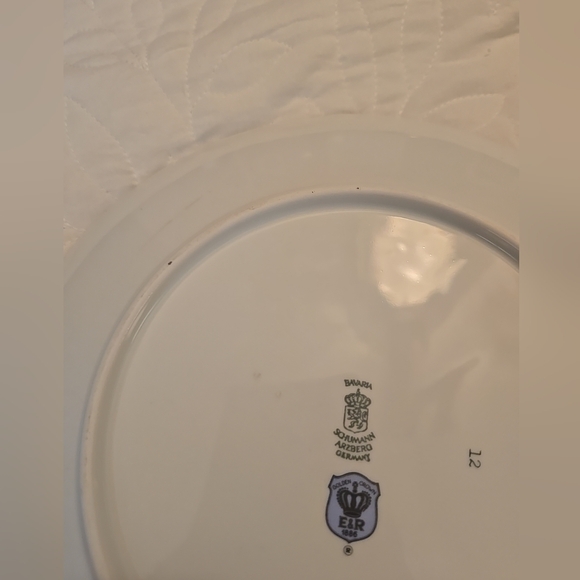 Schumann Germany Forget Me Not Snack Plate - Picture 6 of 13